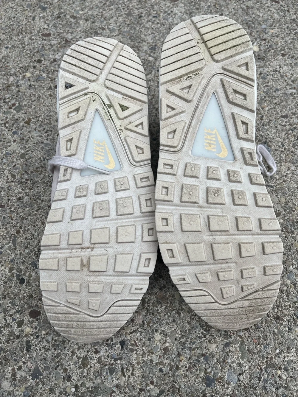 Nike Women’s Size 10 Light Gray and Beige Casual Sneakers